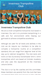Mobile Screenshot of invernesstrampolineclub.com
